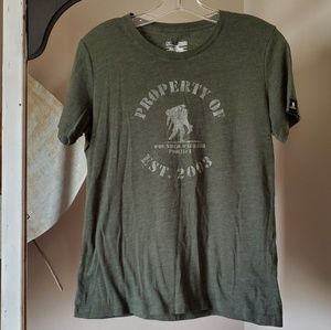 Boys Under Armour Wounded Warriors tee